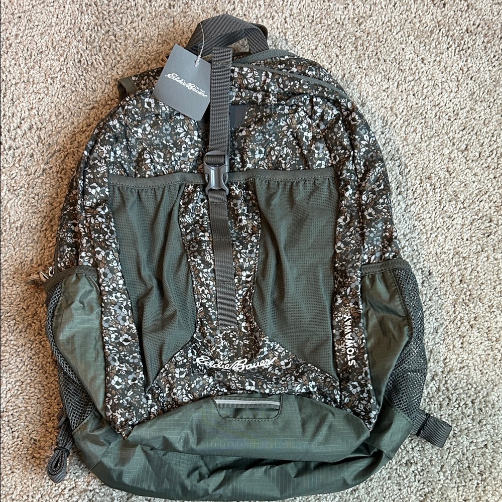 Eddie Bauer stowaway backpack NWT